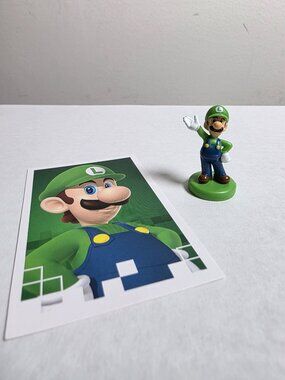 Monopoly Gamer LUIGI Power Pack Figure Token & Card ONLY - Expansion Nintendo